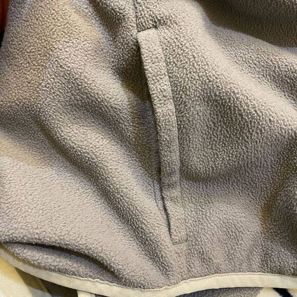 Patagonia Gray Micro D Snap-T Fleece Full Zip Jacket Kids Size L 12 - Picture 8 of 8